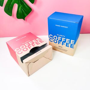 пользовательская упаковка качество кофе упаковка хранение подарки бумажная коробка пищевой класс упаковочная коробка - Бумажная складная коробка для упаковки - 6