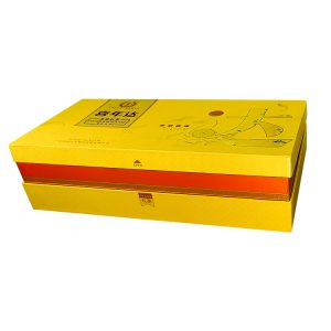 Оптовая изготовленная на заказ желтая коробка для переворачивания магнита для пищевых продуктов с дизайнерской упаковкой с тиснением - Промышленность бумажных коробок - 2
