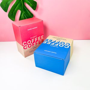 пользовательская упаковка качество кофе упаковка хранение подарки бумажная коробка пищевой класс упаковочная коробка - Бумажная складная коробка для упаковки - 2