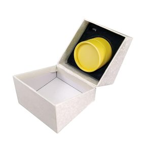 Оптовая изготовленная на заказ натуральная белая коробка для упаковки различных форм с серебряным тиснением - Бумажная складная коробка для упаковки - 2