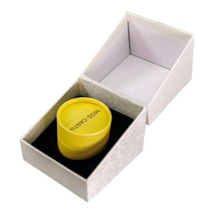 Оптовая изготовленная на заказ натуральная белая коробка для упаковки различных форм с серебряным тиснением