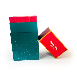 Красочный дизайн Рождества печатание низкий MOQ персонализированный бумага жесткая коробка для образца винных бутылок